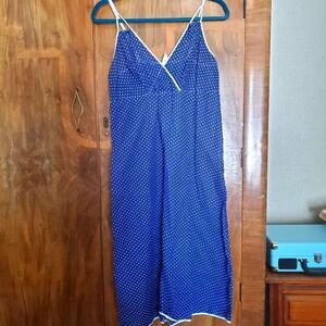 Vtg sheer dress nightie coverup L-XL mint